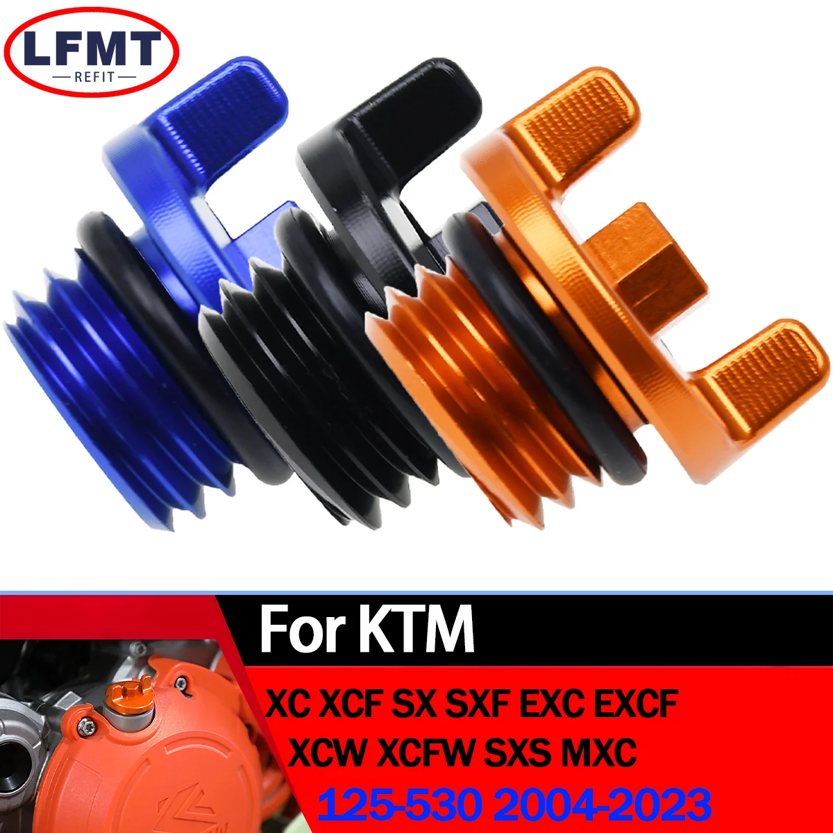 

CNC Engine Oil Filler Plug Cap Cover For KTM XC XCF XCW XCF-W XC-W SixDays SX SXF EXC EXC-F 125 250 350 450 500 2004-2021 2022