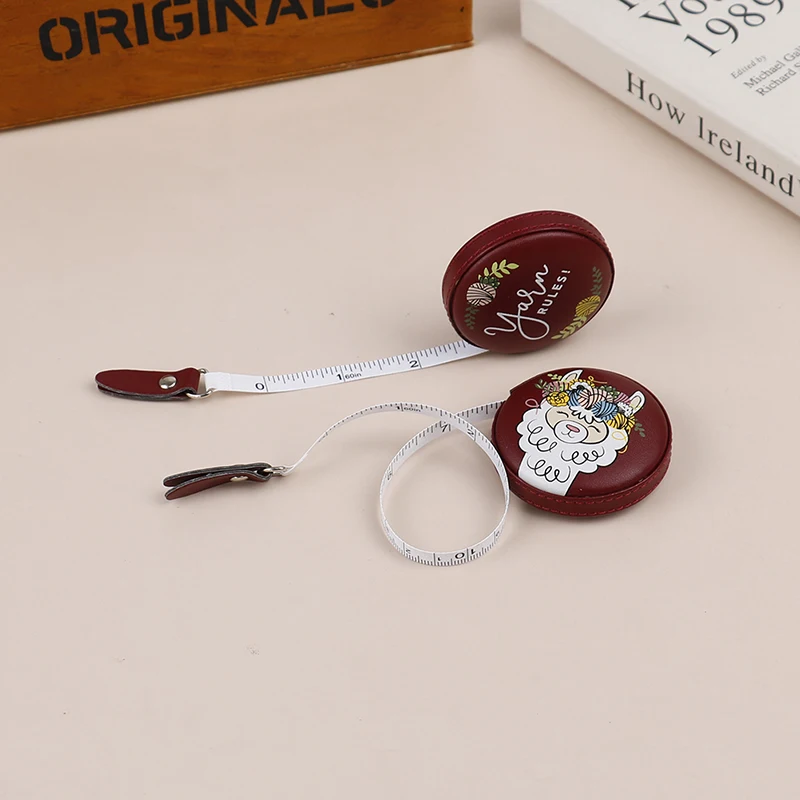 1.5m Portable Retractable Vintage Type Mini Tape Nostalgia Measure Ruler