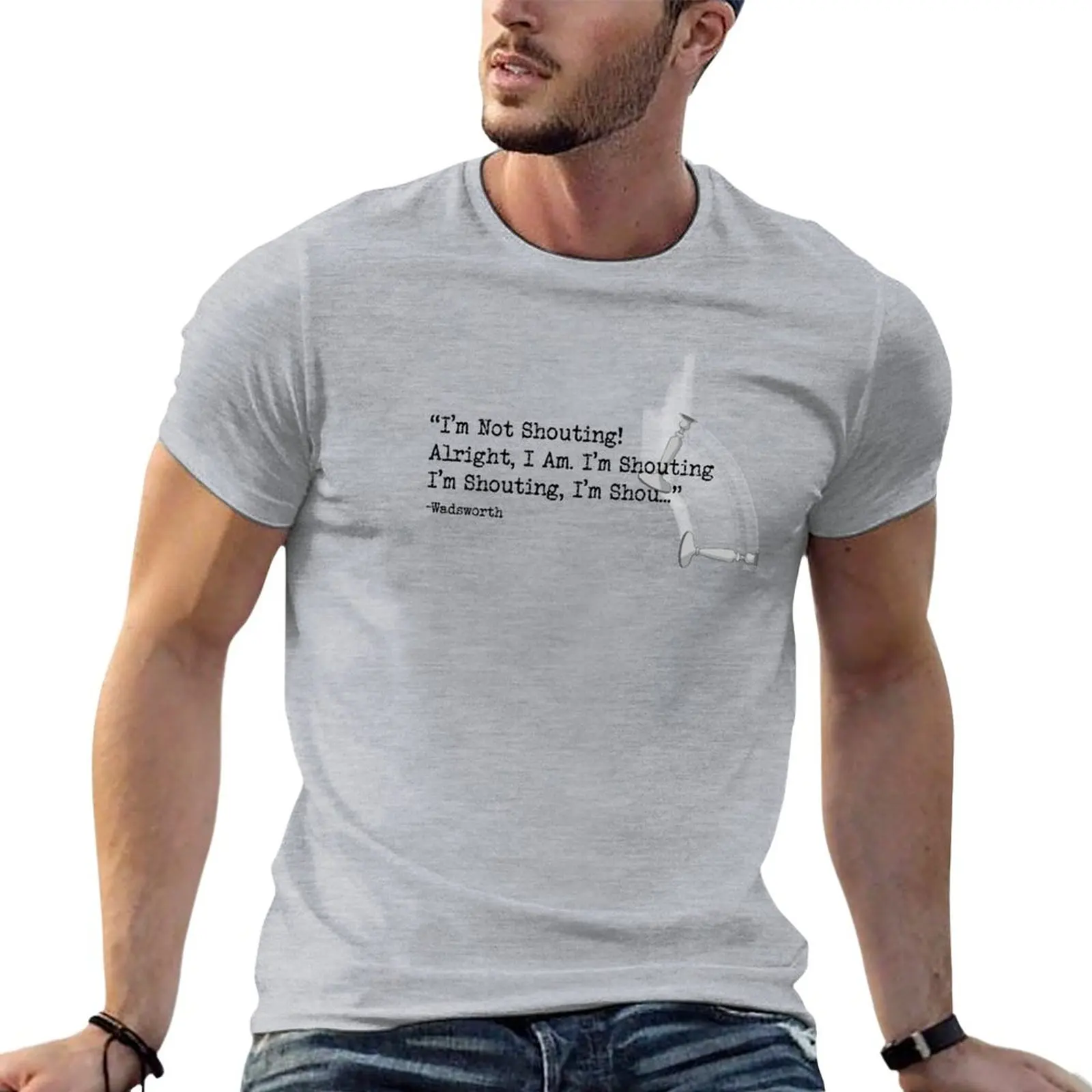 I'm Not Shouting! T-Shirt man clothes custom t shirt sports fan t-shirts quick drying shirt funny t shirts for men