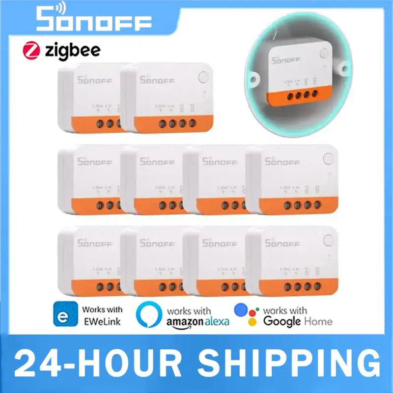 SONOFF ZBMINI-L2 No Neutral Wire Zigbee MINI 2 Way Switch Smart Home Wireless EWeLink Voice Control Via Alice Alexa Google Home