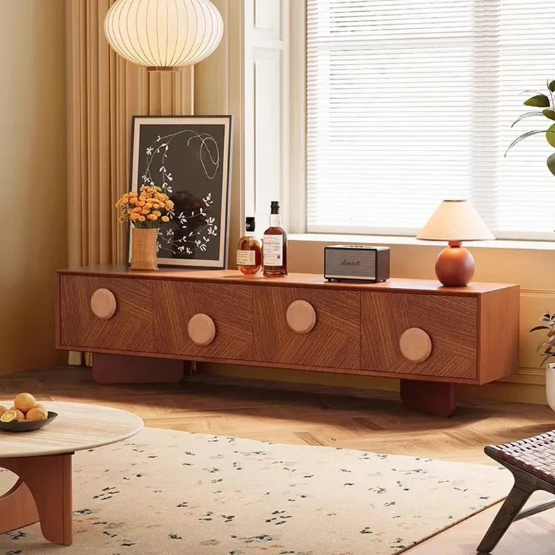 American Cute Tv Cabinet Unique Aesthetic Space saving Storage Tv Cabinet Premium Elegant Meubles De Maison Home Furniture