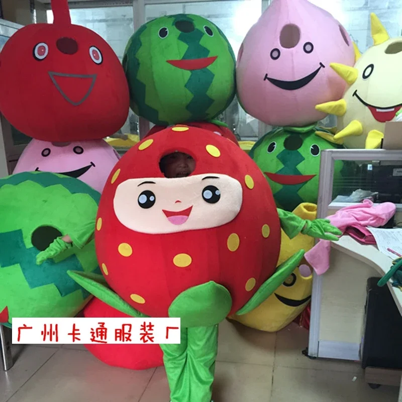 Fruit Mascot Costume Suits Cosplay Party Game Fancy Dress Outfits Promotion Carnival Halloween Easter Mascot