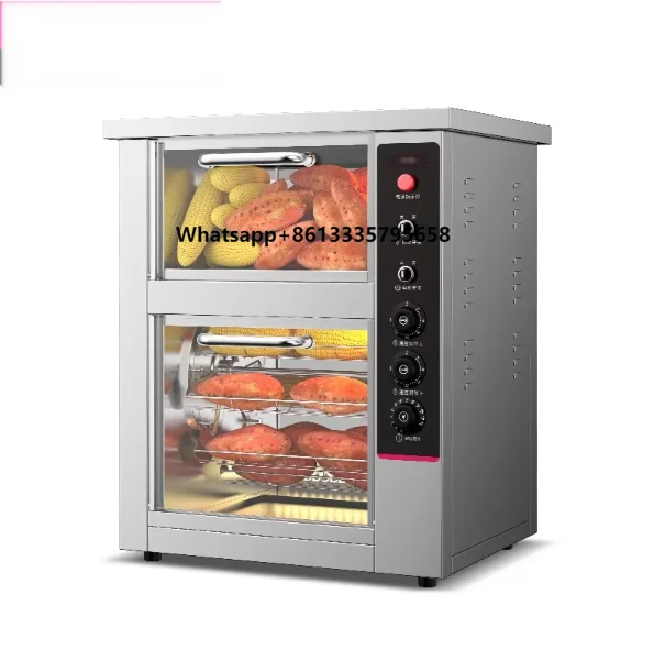 

XY Best Commercial Electric Snack Machine Automatic Vertical Roasted Corn and Pear Oven Desktop Roasted Sweet Potato Oven