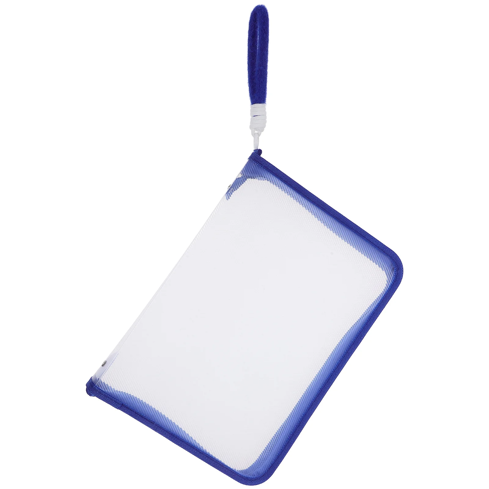 

Transparent Document Bag Clear Zipper Pouch For Toiletries Pens Papers Storage Organizer Portable Plastic File Folder Case