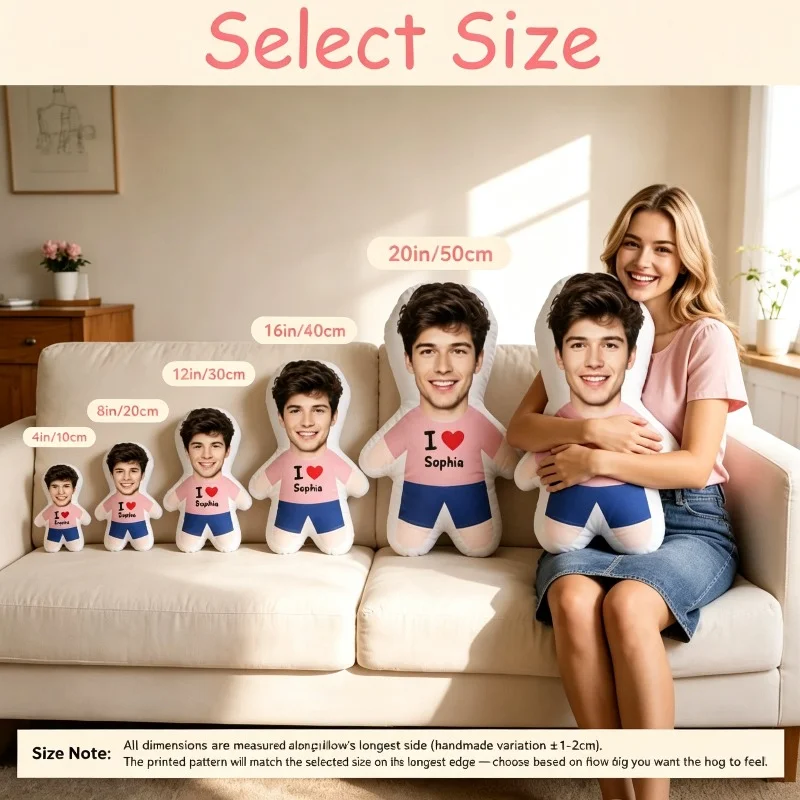 Custom Wedding Pillow Couple Photo Personalized 2Person Bride Groom Double Sided Print Decorative Cushion for Sofa Car Home Gift