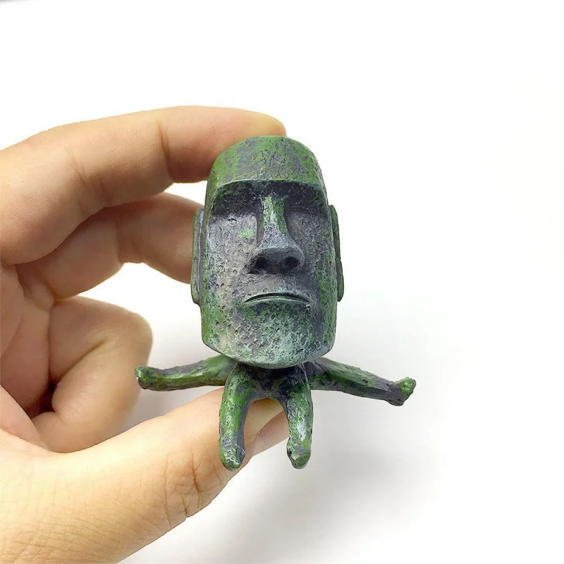 

Easter Island Personalized Creative Abstract Stone Statue Stone Man Magnetic Fridge Magnet High-Value Craft Travel Souvenir