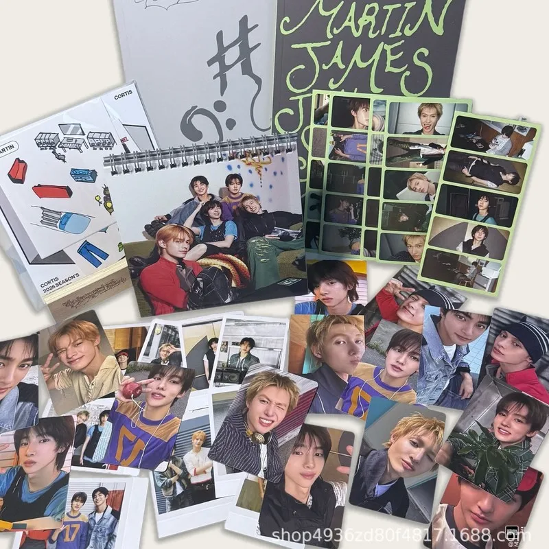 CORTIS 2026 Season Greetings Unexpected Encounter Desk Calendar 14Month 140x140mm with Photocard Set 10pcs New Sealed Collectibl