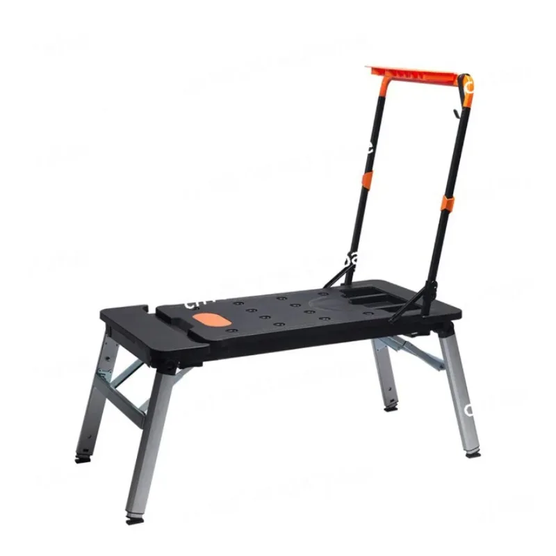 7- In -1 Multifunctional Workbench DIY Woodworking Table Portable Trolley Folding Cart With Wheels Workshop Tool Outing Handcart
