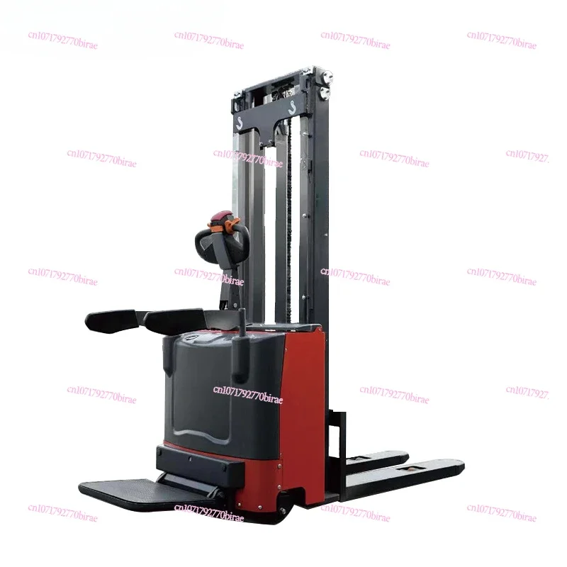 

Forklift station driving 1.5-ton lead-acid hydraulic lift all-electric stacker
