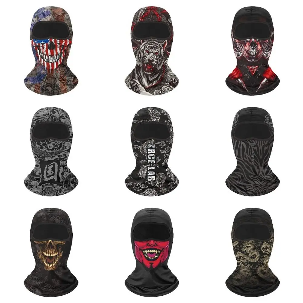 Balaclava motocicleta balaclava leve portátil ciclismo máscara facial completa respirável proteção solar capacete da bicicleta capuz bonés