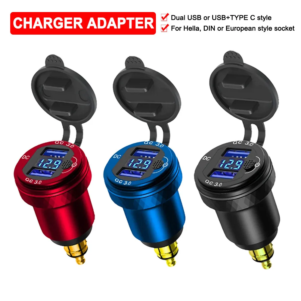 R1200GS Dual USB Charger With Switch R1200RT R1150RT Type-C Motorcycle Charger Accessories For BMW F800GS F800GT R1300GS ADV R12 - Image 2
