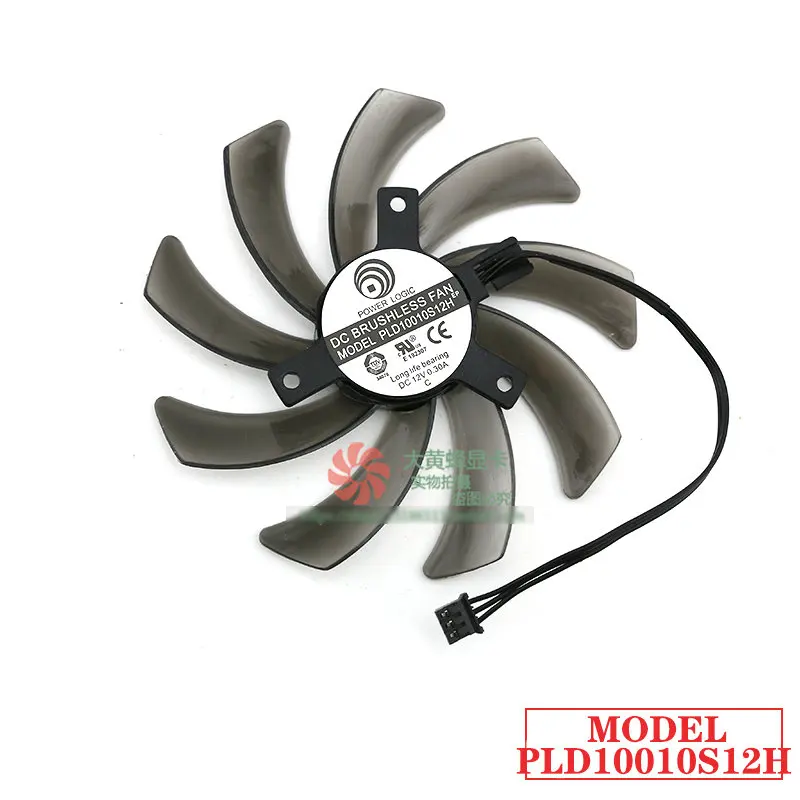 Original the Fan for GIGABYTE GTX750ti Graphics Card PLD10010S12H T129215SM 12V 0.25A Pitch 40mm Diameter 95mm