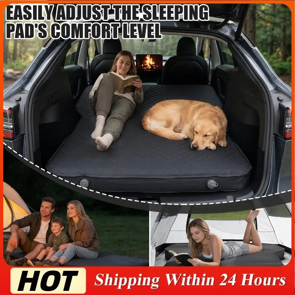 

Самонадувающийся автомобильный матрас с пенопластом для Tesla Model Y, надувная кровать для кемпинга и путешествий на природе