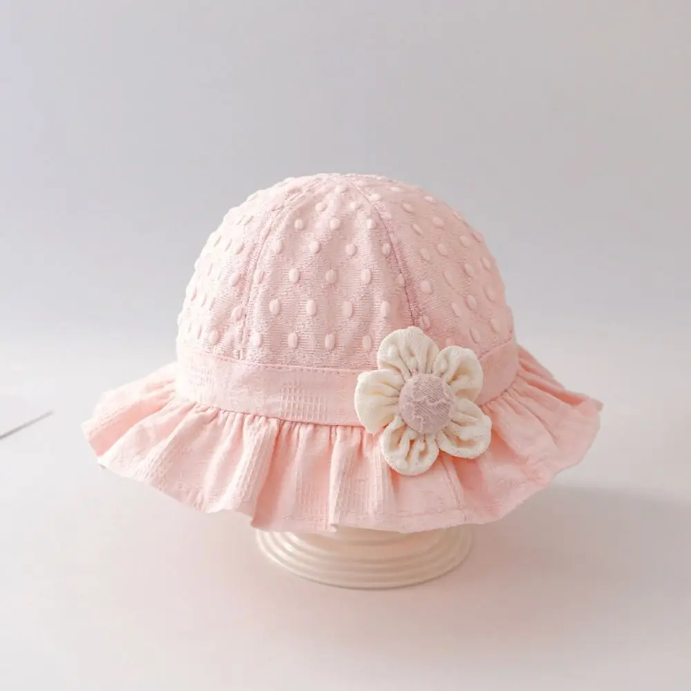 

Summer Cute Princess Baby Sun Hats Flower Princess Princess Baby Sun Protection Hat Ruffle UV Protection Fisherman Cap