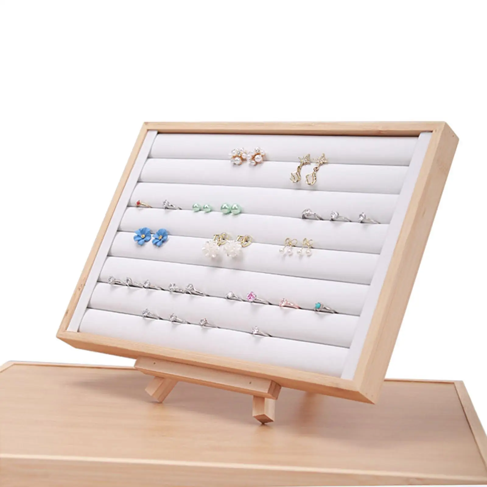 Jewelry Organizer Tray Jewelry Dish Accessories Decorative Showcase Storage Tray for Tabletop Store Living Room Dresser Earring