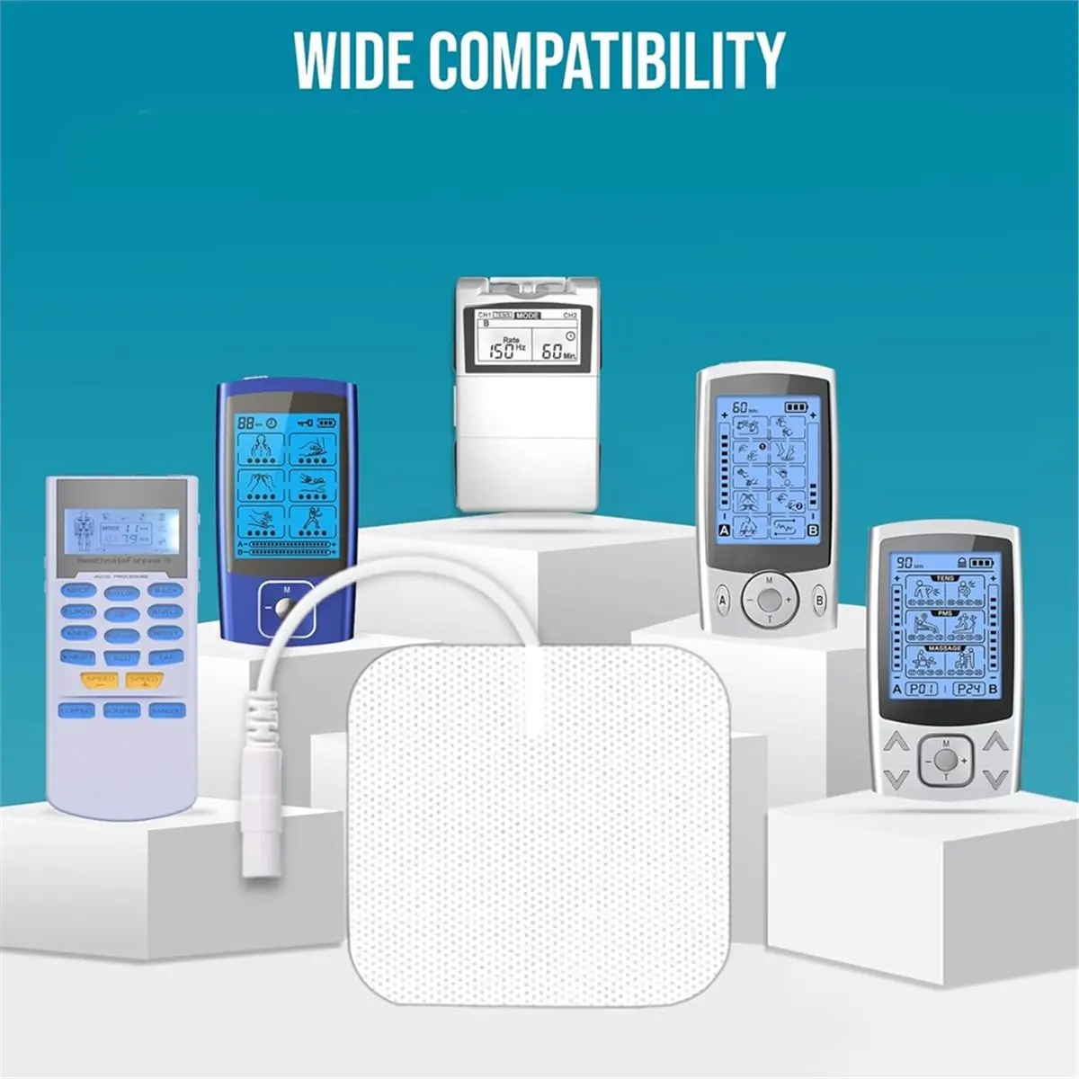 Big Discount 80PCS SM Electrodes Pads TENS Unit Replacement Pads TENS Unit Pads 2x2