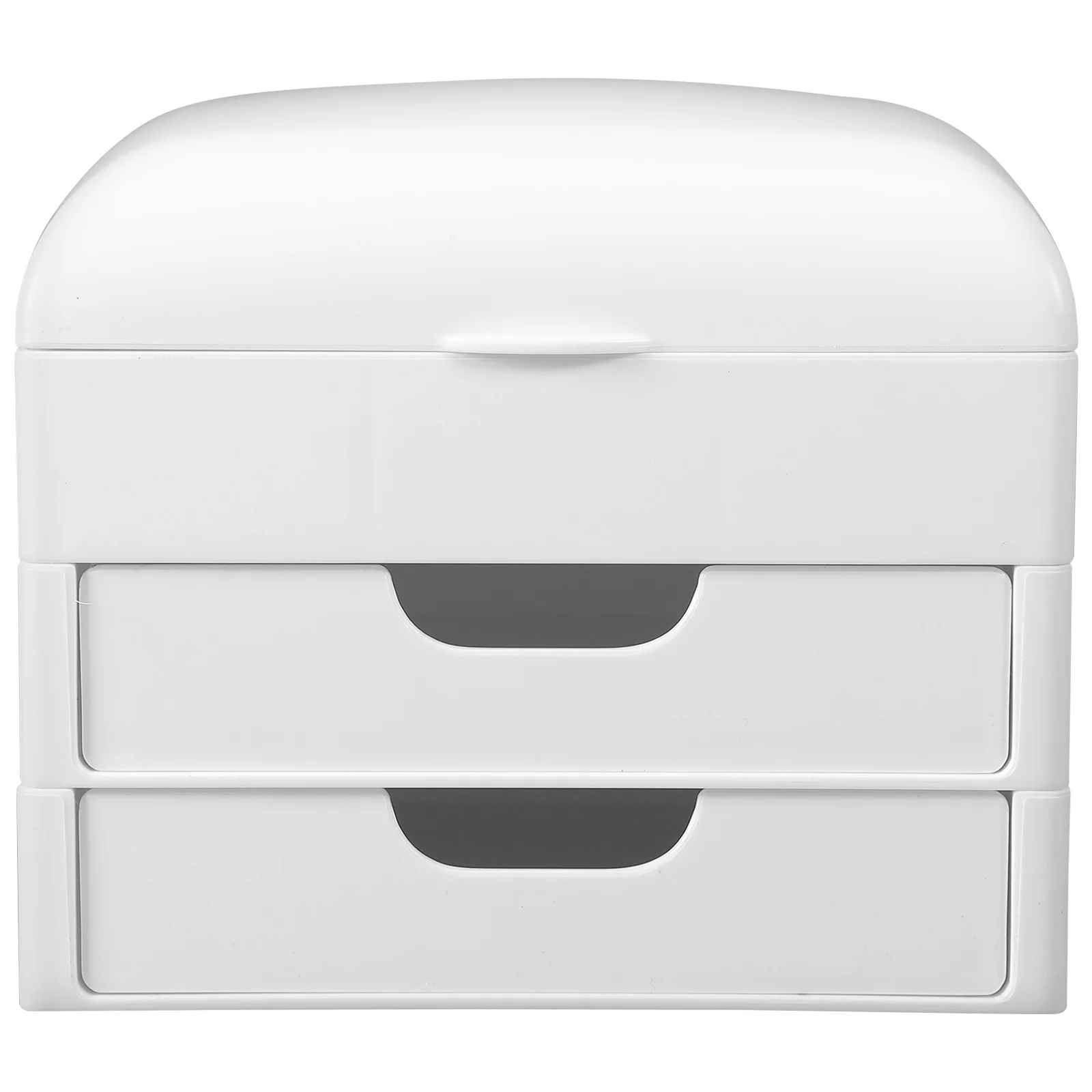 

Desktop Drawer Organizer Makeup Storage Box Large Capacity Plastic Stackable Tabletop Storage Case for Desk Home Office
