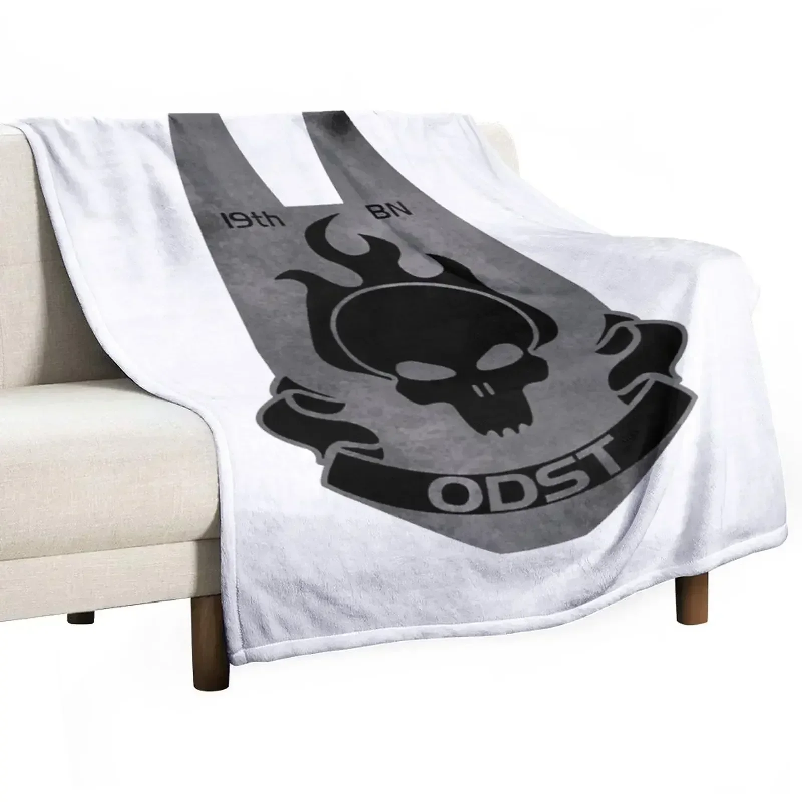 UNSC Patch ODST Brand T Shirt Throw Blanket Personalized Gift blankets and throws Blankets For Sofas Blankets