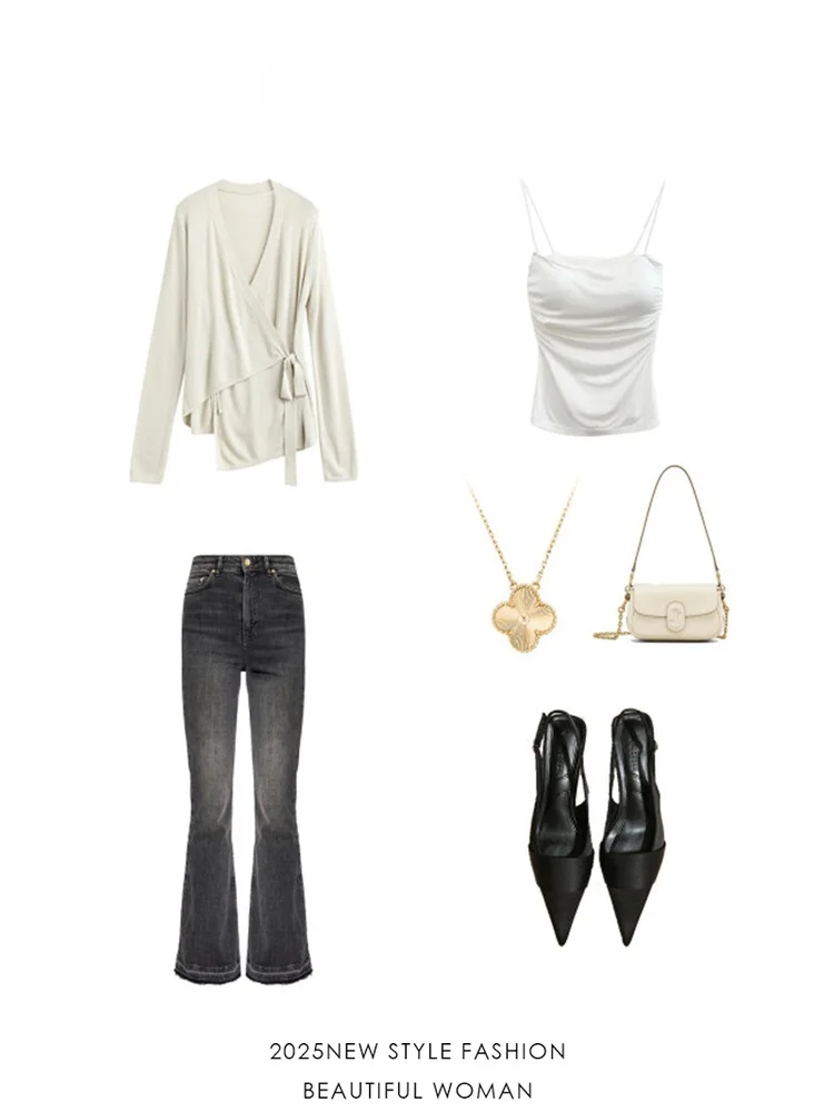 

Модный женский костюмный комплект в стиле кэжуал: приталенный, с V-образным вырезом, длинными рукавами, для офиса и повседневной носки, коллекция осень-зима