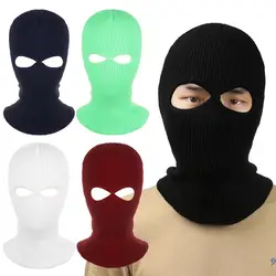 Hat 2 Holes Ski Hat Winter Cap Balaclava Hood Motorbike Motorcycle Helmet Full Face Helmet