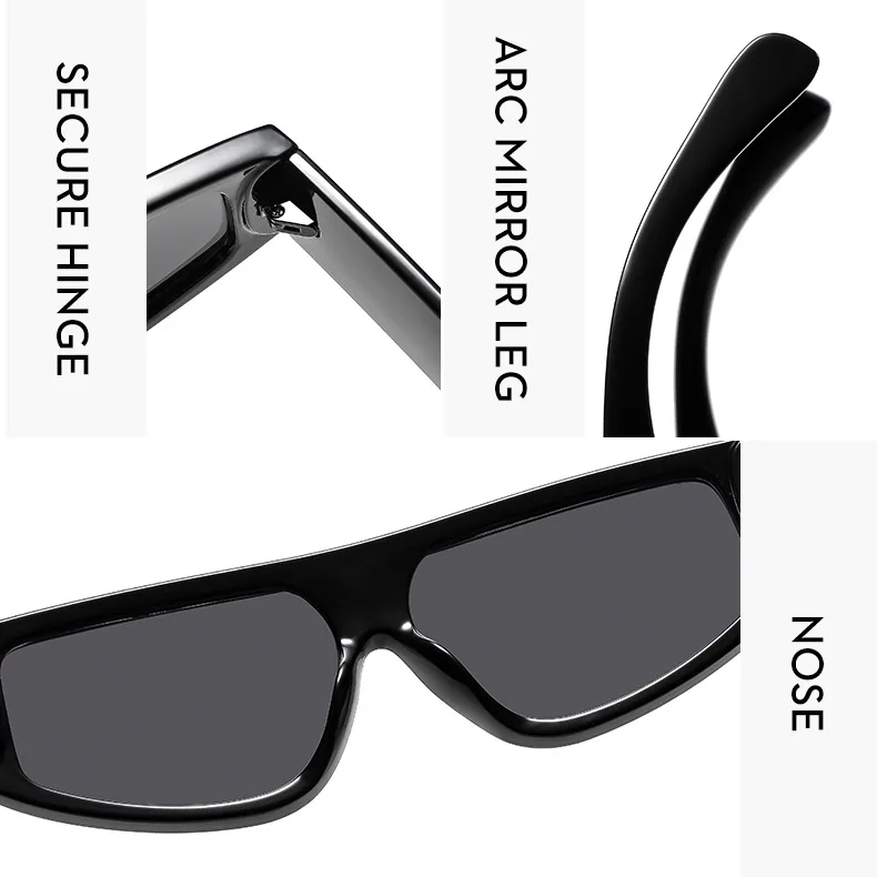 Vintage Übergroße Cat Eye Sonnenbrille 2025, Damenmode, Farbverlauf, Outdoor-Sonnenbrille, Retro, weiblich, Luxusmarke, Design, Brillen 802455 – Detail 4