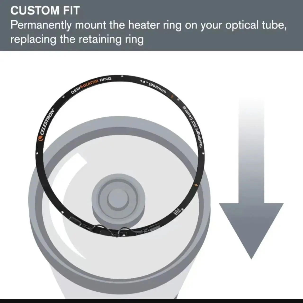 Celestron C8HD,C9.25HD,C11HD,C14HD Defogging heater 8 