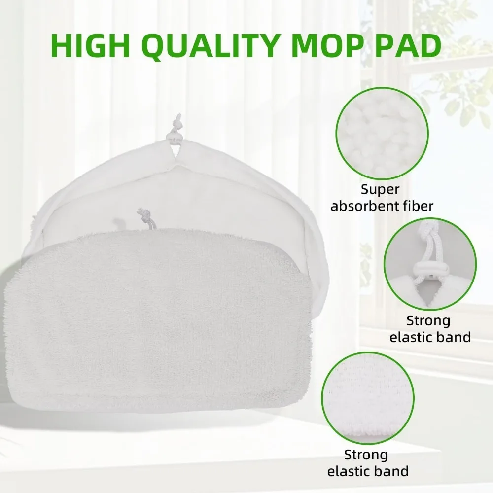 6Pcs Steam Mop Refill Pads for Kenmore SM2060 S200 Series Replacement Microfiber Washable Cloth Wood Tile Floor Cleaner Part