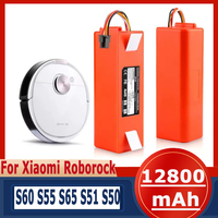 100% Original BRR-2P4S-5200S Robotic Vacuum Cleaner Replacement Battery For Xiaomi Roborock S55 S60 S65 S50 S51 S5 MAX S6 Parts