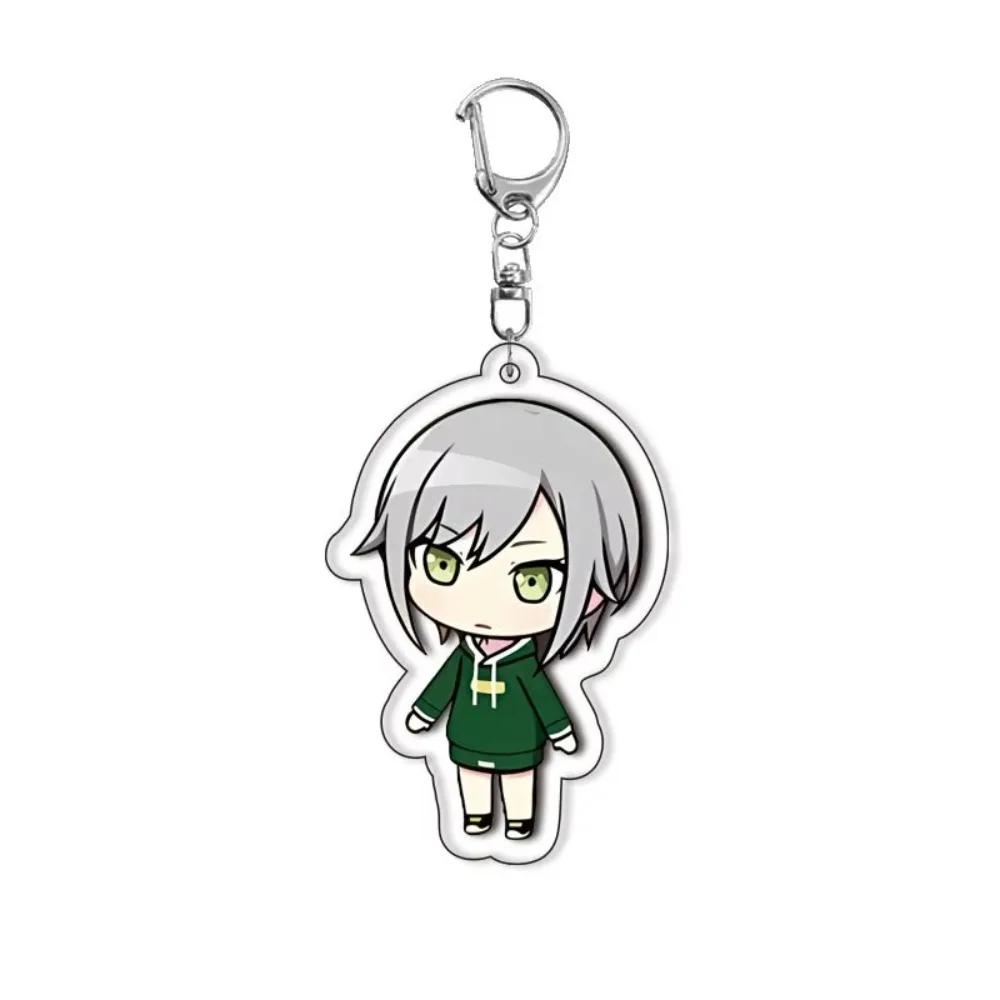 Hot Anime PJSK Project Sekai Nightcord 6CM Cute Anime Acrylic Stand Bag Charm Car Keychain Decorations Bag Body Kit Keyring