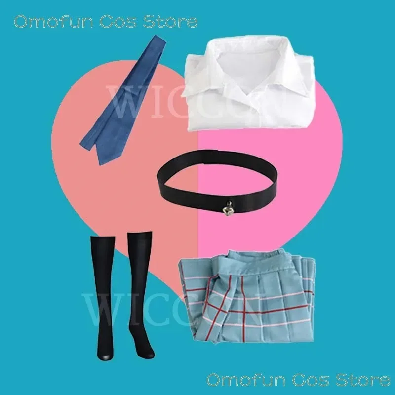Kitagawa Marin Cosplay Anime My Darling Kitagawa Marin Cosplay Costume Dresses School Uniform Wig Earrings Suit Girls Jk