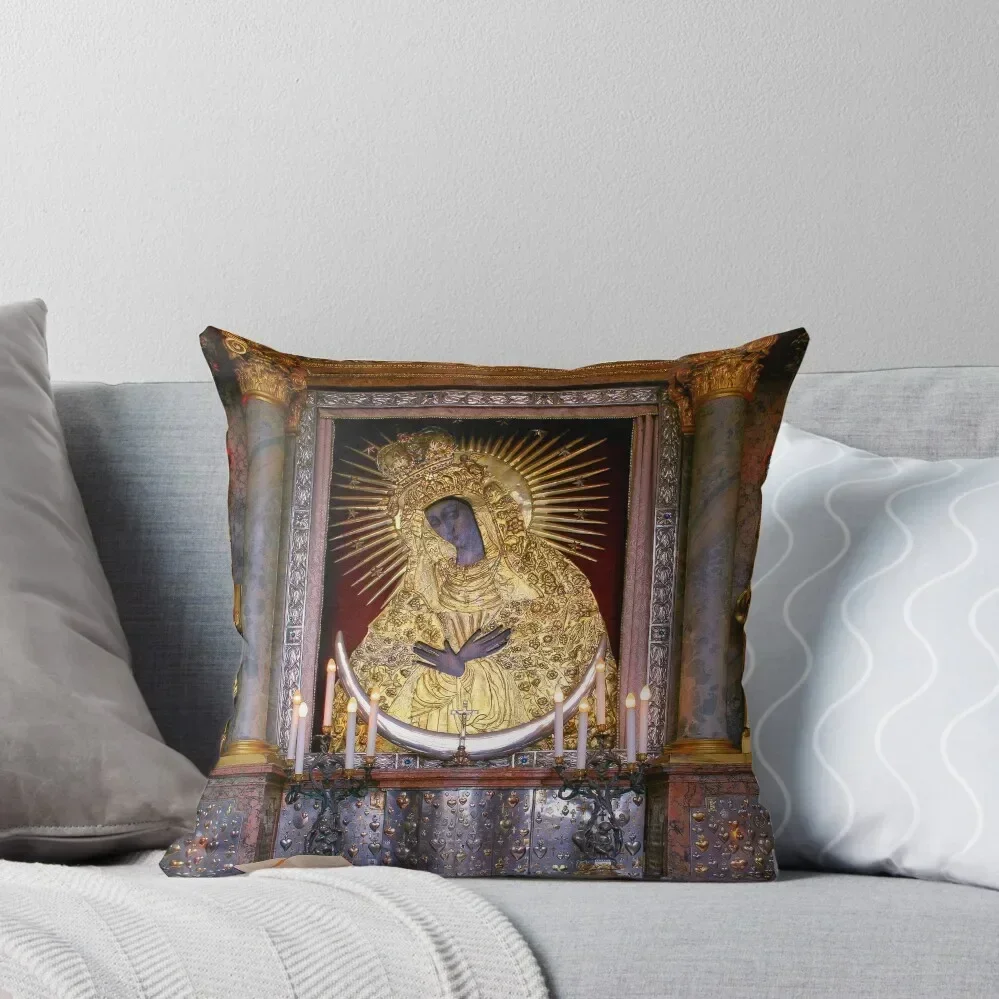 

Black Madonna Vilnius Lithuania Throw Pillow christmas ornaments 2025 Room decorating items Embroidered Cushion Cover pillow