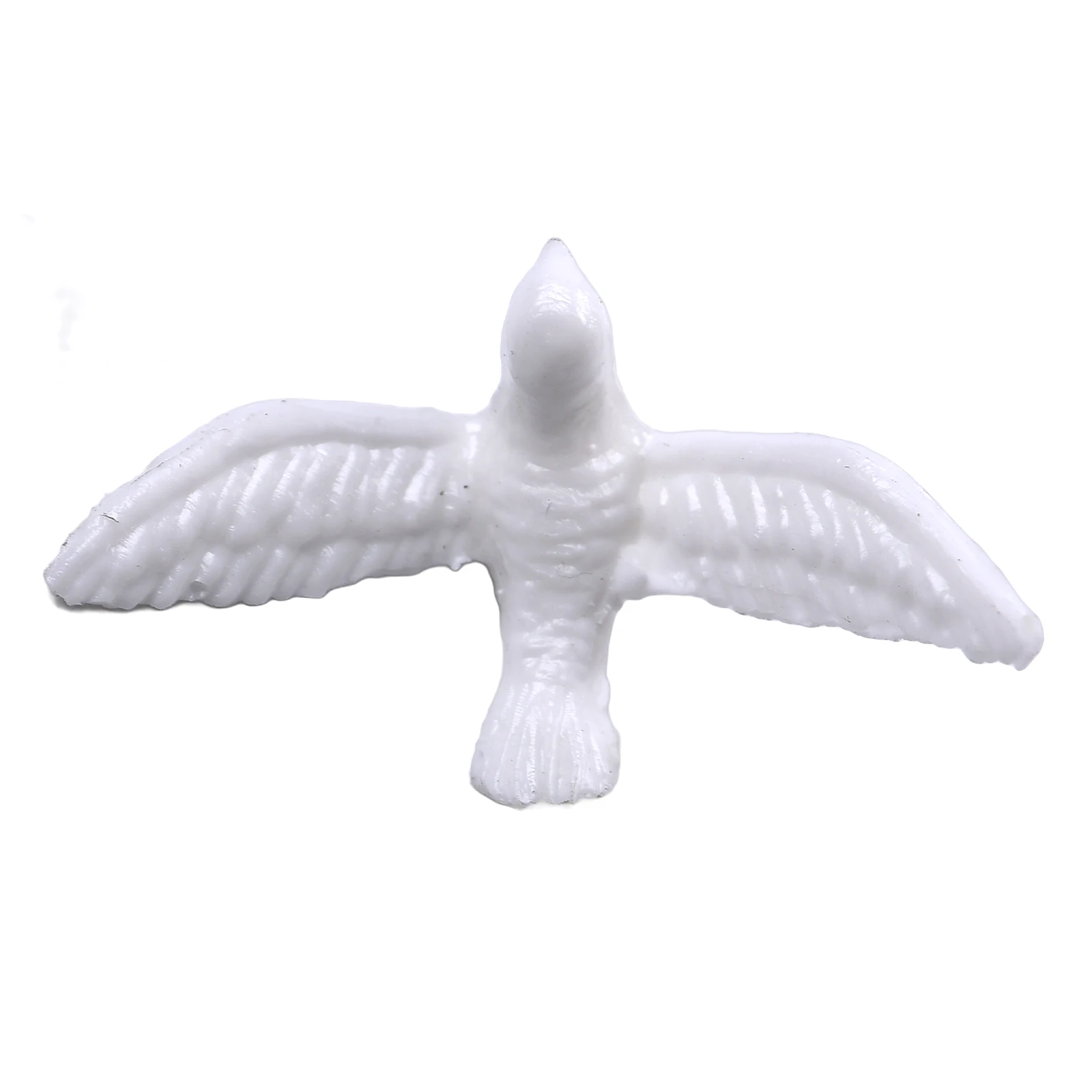 Miniature White Pigeon สําหรับงานฝีมือเรซิ่น Mini Bird Figurine Elegant Dove ตกแต่งสําหรับตุ๊กตาโครงการ DIY