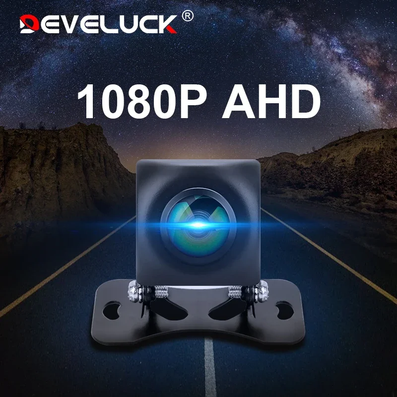 

Develuck Rear-View 1080P AHD Waterproof Night Vision 12V Reverse Cam Universal Backup Camera for Head Unit Audio Car Monitor