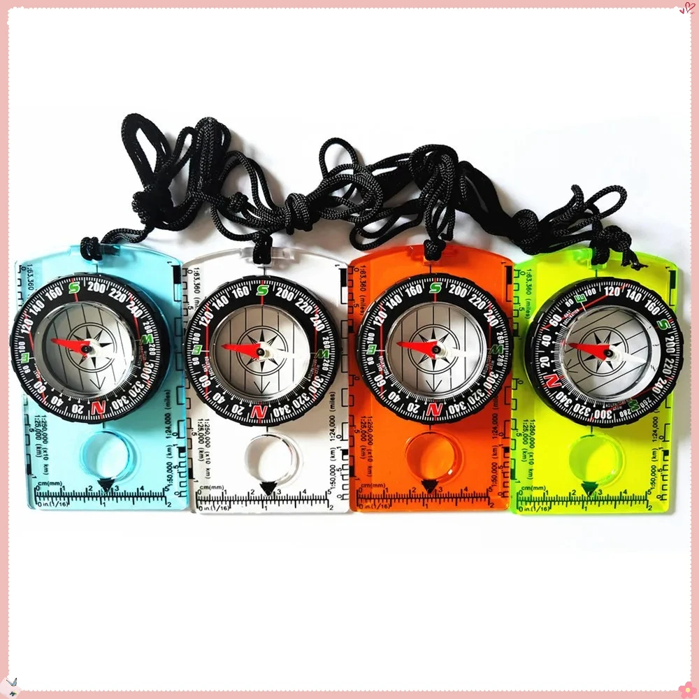 

2PCS New Outdoor Waterproof Directional Compass Portable Hiking Hunting Camping EDC Small Tool Equipment