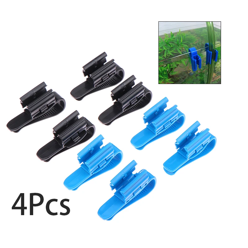 4Pcs Aquarium Filtration Water Pipe Filter Hose Holder Home Brew Bucket Clip Syphon Tube Flow Control Wine Beer Clamp Fish Tools