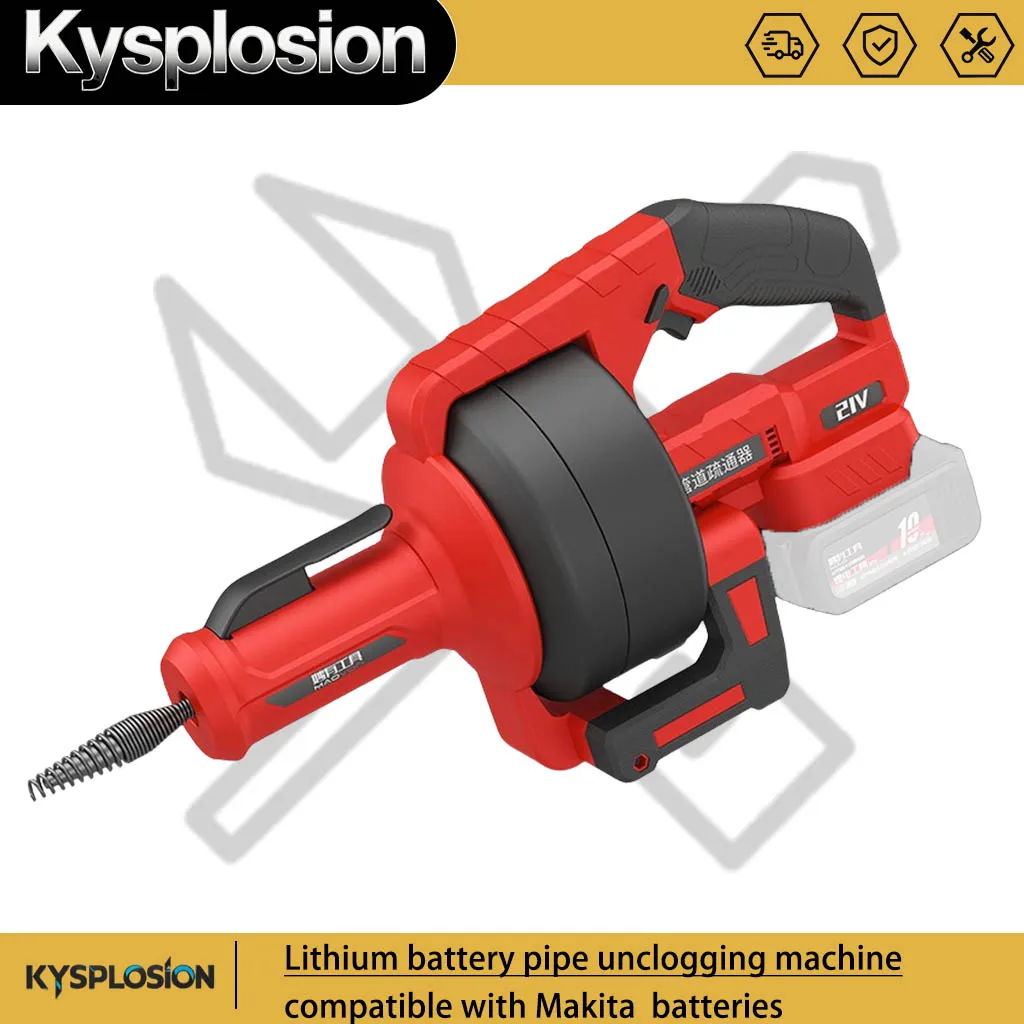 machine-de-nettoyage-de-canalisations-tariere-serpent-d'egout-electrique-avec-cables-en-acier-de-5m-pour-usage-domestique-hotels-machine-de-debouchage-de-tuyaux-pour-makita