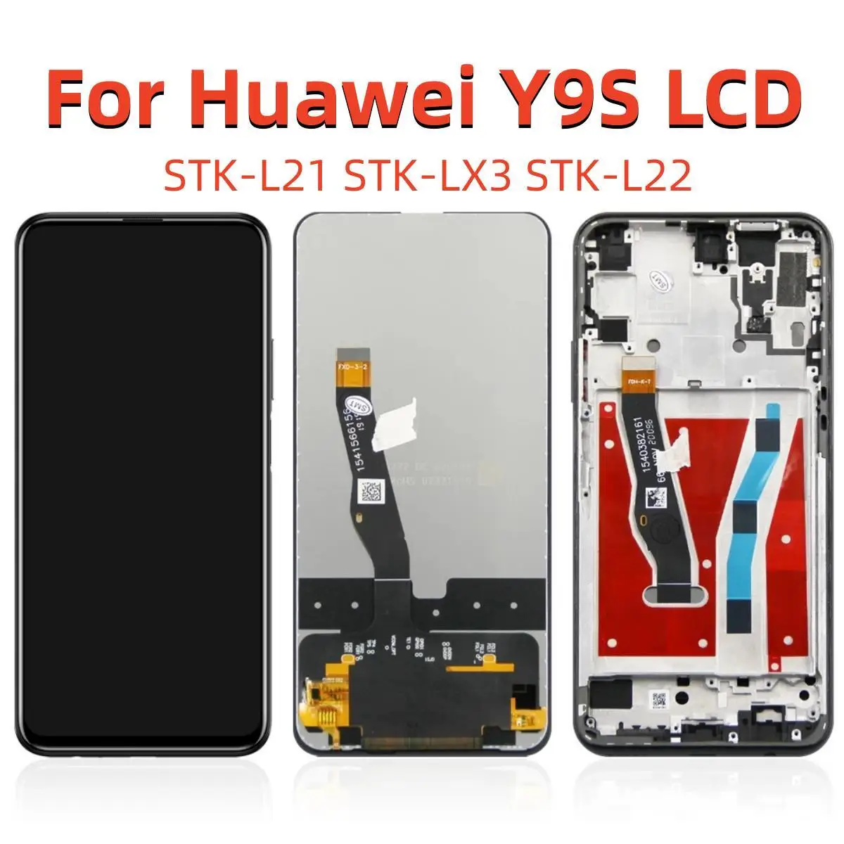 

Original For Huawei Y9S STK-L21 STK-LX3 STK-L22 LCD Display Touch Display Digitizer With Frame for Huawei P Samrt Pro