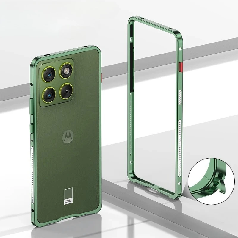 Odpinany Metalowy Futerał Ochronny Ultra-Cienki do Motorola Edge 70 60 Fusion Metalowa Ramka Odporna na Wstrząsy Osłona Bumper do MOTO X70 Air — zdjęcie produktu 6