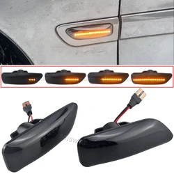 Luz LED dinámica intermitente para coche, indicador lateral ámbar, OEM #30722641, 34432641, para Volvo S60, V70, XC90, S80, XC70, 1998-2007