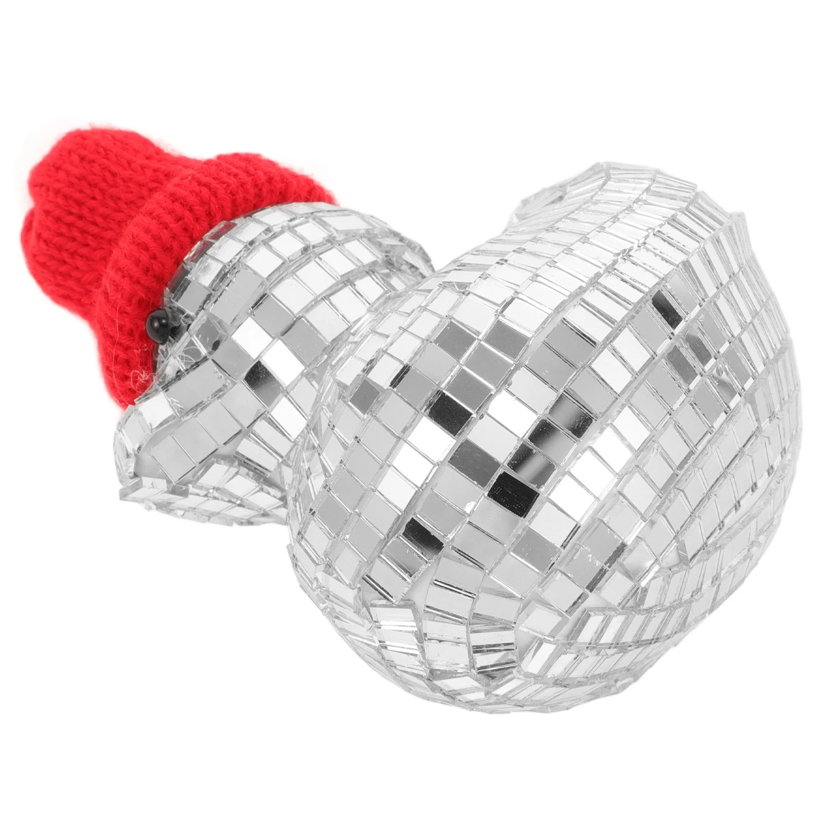 

Duck Disco Ornament Mirror Finish Desktop Decoration Fun Glamour Discothemed Parties Versatile Home Decor Reflective Disco Ball