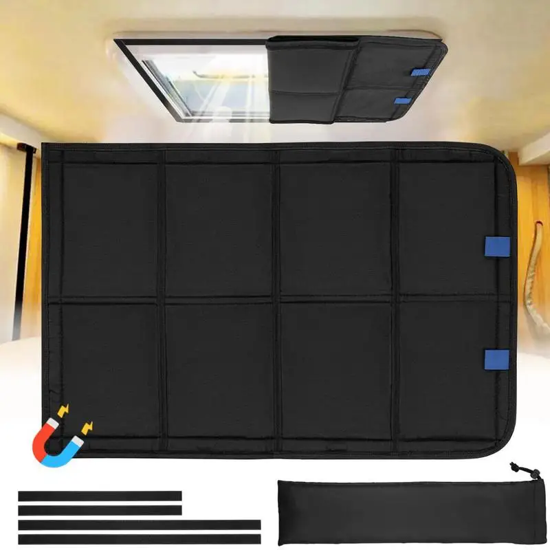 

RV Magnetic Window Cover Magnetic Privacy Protection For Truck Weatherproof UV Block RV Window Shade Privacy Cover For Van
