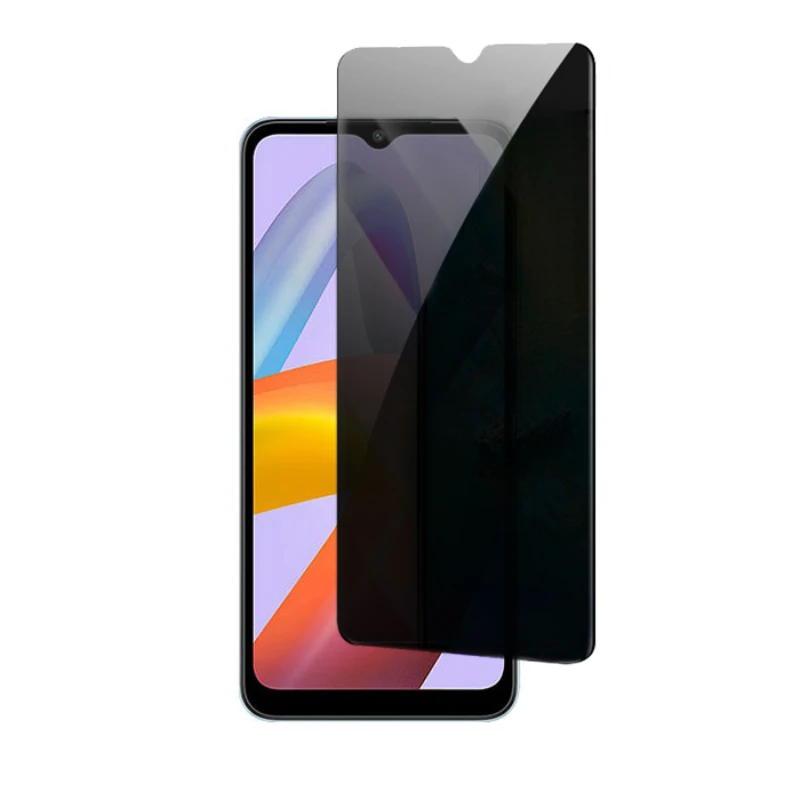 Anti Spy Tempered Glass For Redmi A2 A1 A2+ A1+ Privacy Screen Protector Unlock Glass For Redmi A2 A1 Plus  Anti-Peeping Film