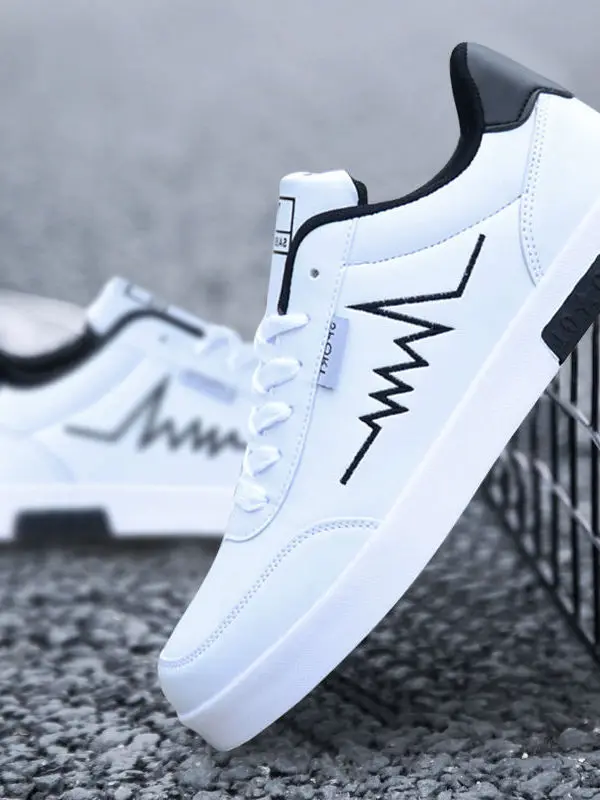 

Men's Casual oes Anti-Slip Student Youth Spring Autumn New Sle Versatile White Sneakers Korean Version Leisure Men's Foot...