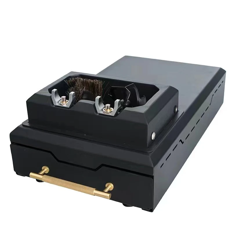 Limpiador portafiltro electrónico de alta calidad, nuevo tipo cajonera, mango de máquina de café eléctrica, limpiador de posos de tazón de polvo