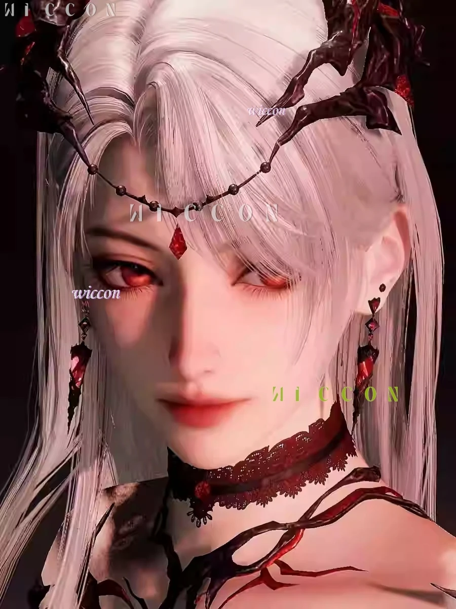 الحب والمساحة العميقة سيلوس زوجين تأثيري تيارا التنين نمط أغطية الرأس القرط لعبة Qinche لعبة هالوين زوجين الديكورات اكسسوارات