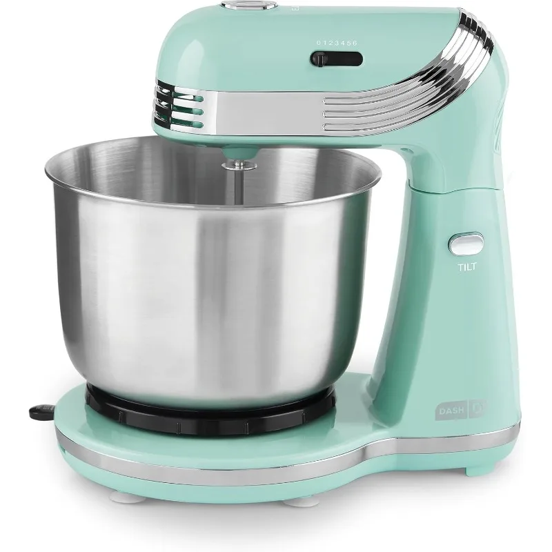 

Stand Mixer (Everyday Electric Mixer): 6-speed stand mixer with 3-quart stainless steel mixing bowl for making dressings