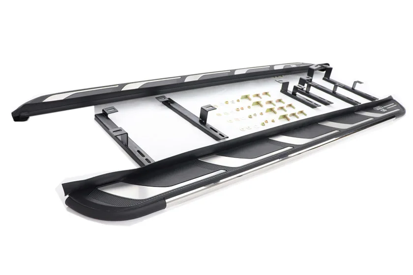 new New Arrival running board nerf bar side step，AUDI Q5 2009 2010 2011 2012 2013 2014 2015 2016 2017,thicken bracket,load 250kg