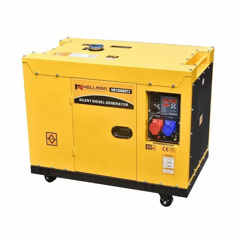 Factory Portable Electric Starting 10Kw Air cooled Diesel Single Phase Generator Set