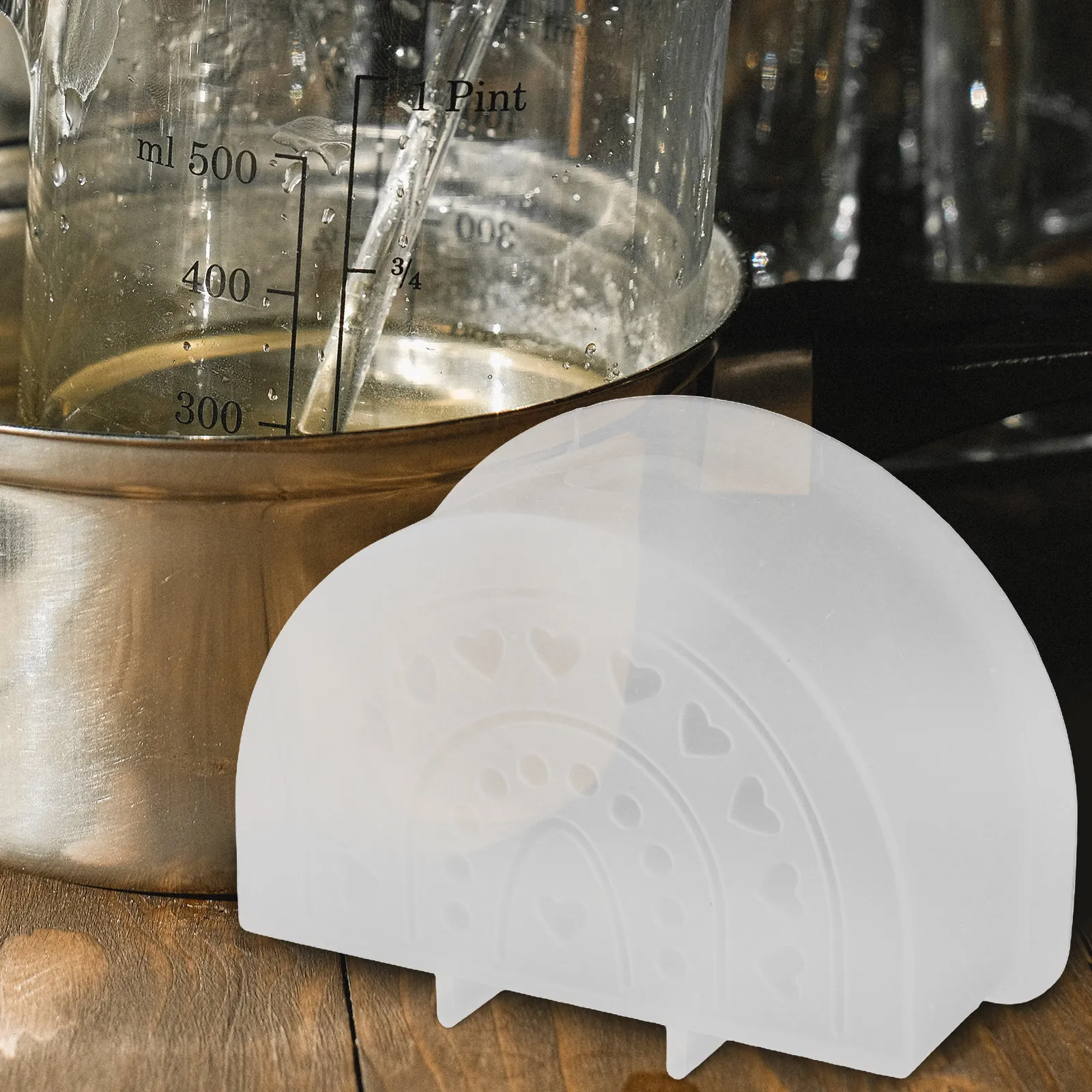 

2Pcs Arch Mold Silicone DIY Making Mold for Home Decor Wedding Party Crafts Flexible Reusable Candlestick Holder