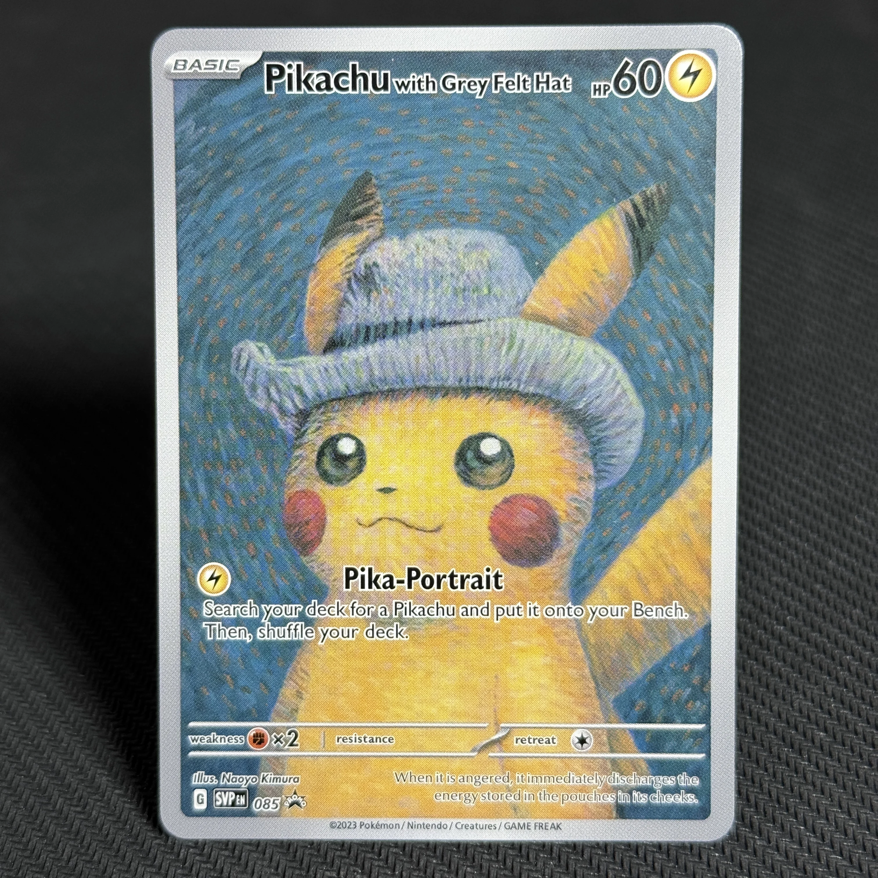 PKM Pikachu Starry Night Van Gogh 085 SVP Spielkarten